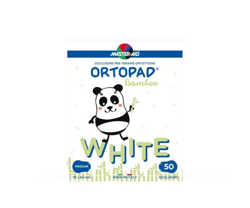 MASTER-AID Ocluzor copii ORTOPAD Alb Mediu 76x54mm x50 buc Origomedical — preț și oferte
