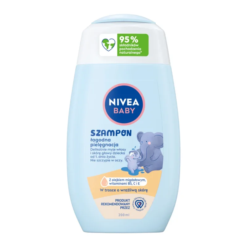 Nivea Baby, șampon, îngrijire delicată, din prima zi, 200 ml — preț și oferte