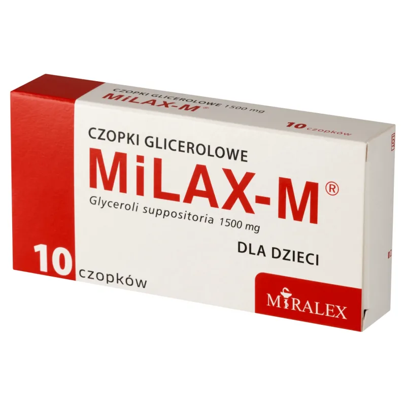 Milax-M 1500 mg, supozitoare de glicerină pentru copii, 10 unități — preț și oferte