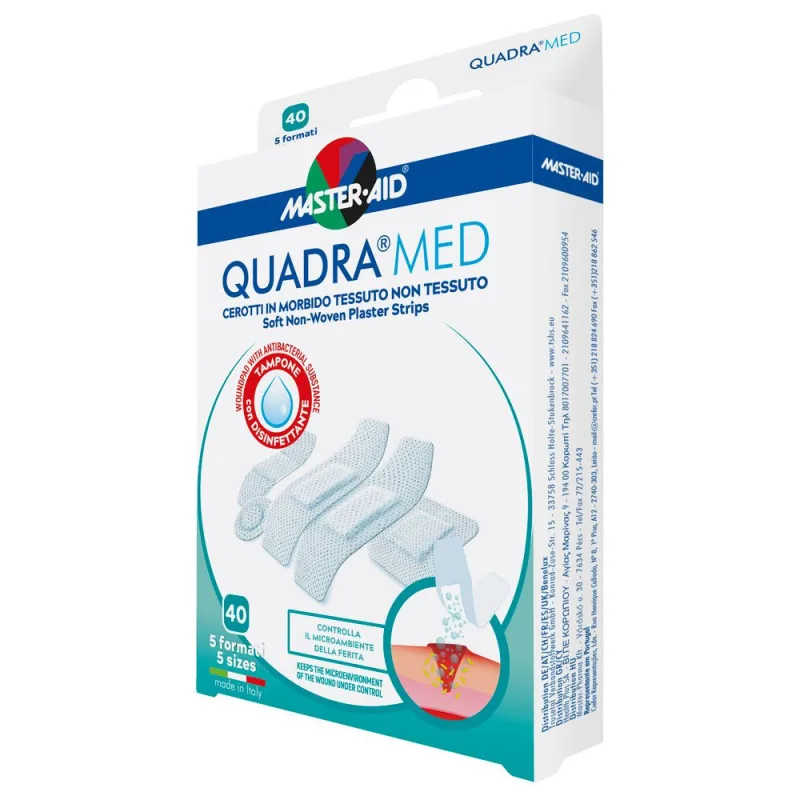 MASTER-AID Plasturi pielea sensibila Quadra Med x40 buc Origomedical — preț și oferte