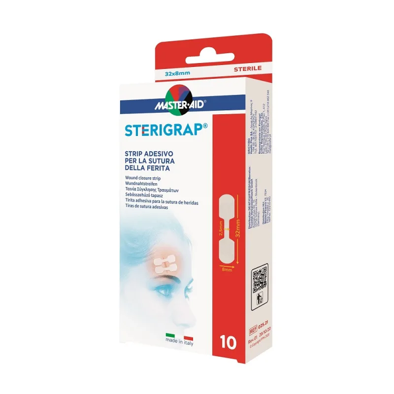MASTER-AID STERIGRAP plasturi suturare x 32x8 mm x10buc Origomedical — preț și oferte