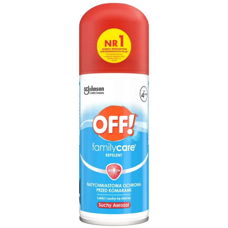 OFF! Family Care, spray uscat împotriva țânțarilor, DEET 15%, 100 ml — preț și oferte