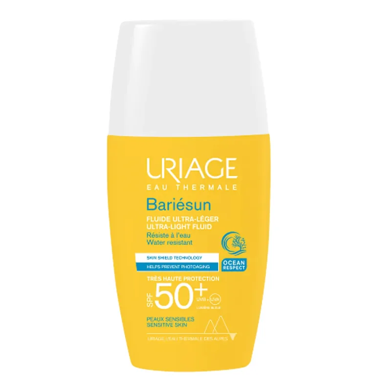 Uriage Bariesun, fluid de față ultralight, SPF 50+, 30 ml — preț și oferte