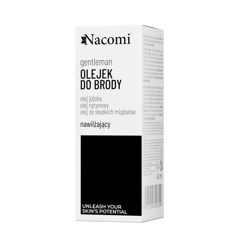 Nacomi Gentelman, ulei hidratant pentru barbă și barbă, 40 ml — preț și oferte
