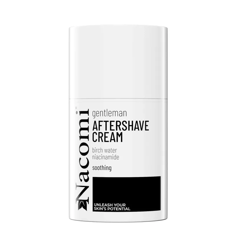 Nacomi Gentelman, cremă aftershave calmantă cu apă de mesteacăn și niacinamidă, 50 ml — preț și oferte