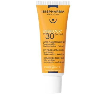 UVEBLOCK SPF 30 Dry Touch – Protectie solara cu efect matifiant pentru ten gras – 40 ml, IsisPharma — preț și oferte