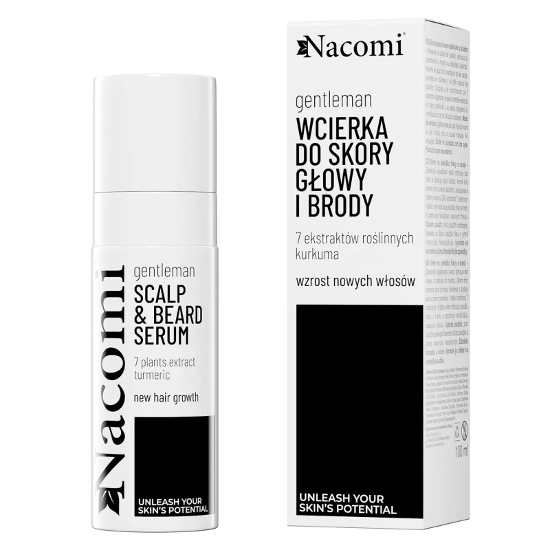Nacomi Gentelman, frecare pentru scalp și barbă, 100 ml — preț și oferte
