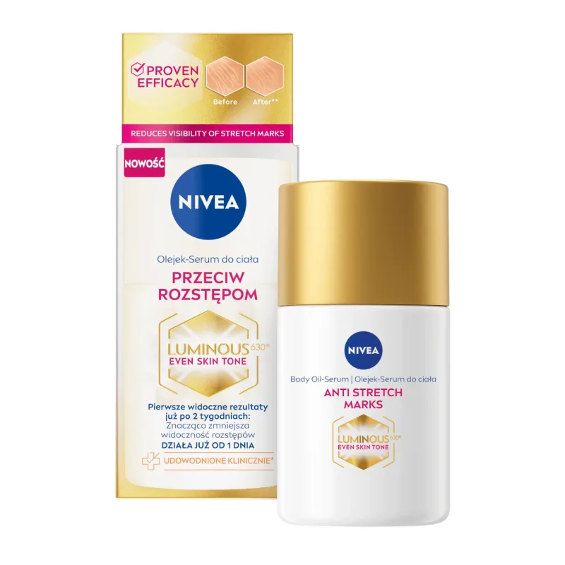 Nivea Luminous 630, ulei-serum împotriva vergeturilor, 100 ml — preț și oferte