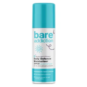 Bare Addiction Daily Defense Moisturise, cremă hidratantă de zi, SPF 30, 50 ml