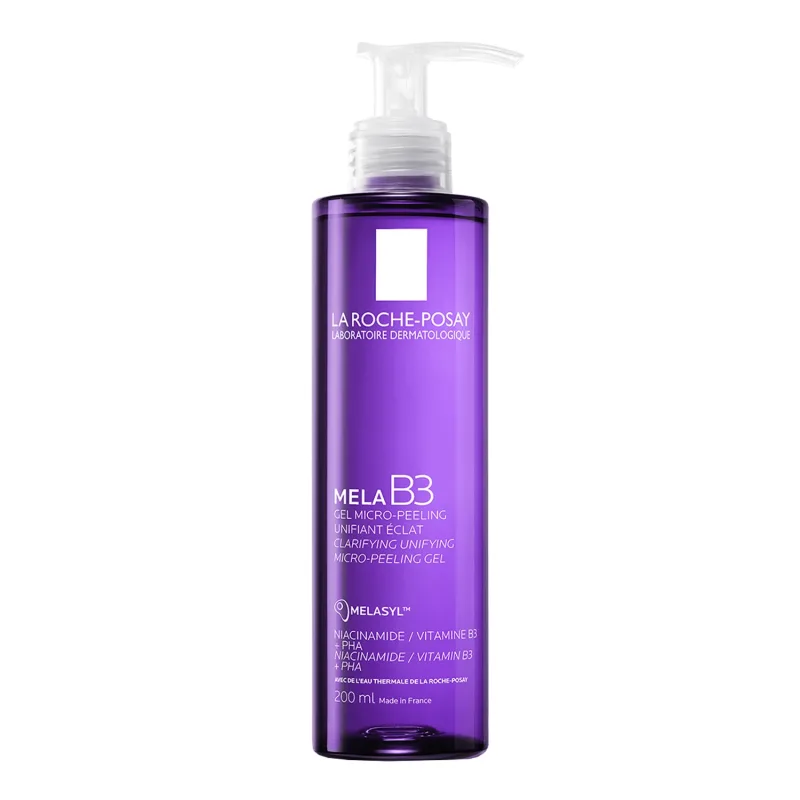 La Roche-Posay Mela B3, gel micropeeling pentru față, 200 ml — preț și oferte