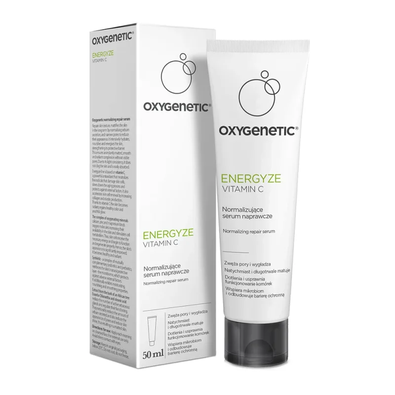 Oxygenetic Energyze Vitamina C, ser reparator normalizator, 50 ml — preț și oferte