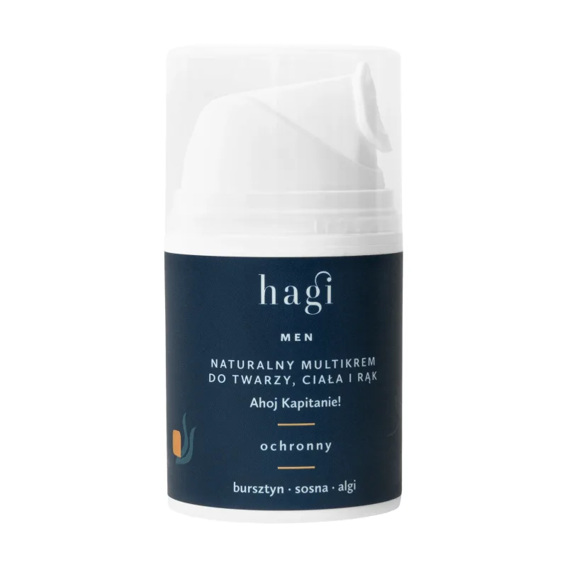Hagi Men Ahoj Kapitan, multicremă naturală pentru față, corp și mâini, protectoare, 50 ml — preț și oferte