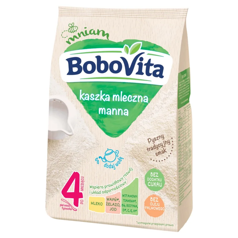 BoboVita Porridge, lapte, fără zahăr adăugat, după 4 luni, 230 g — preț și oferte