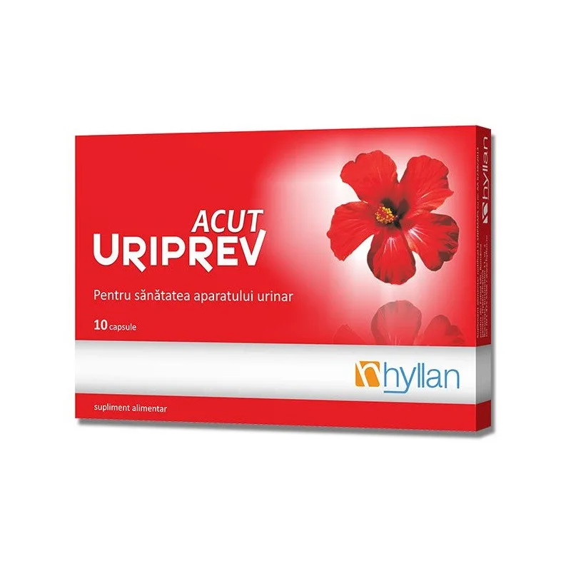 Uriprev Acut, 10 capsule – Hyllan HYLLAN PHARMA — preț și oferte
