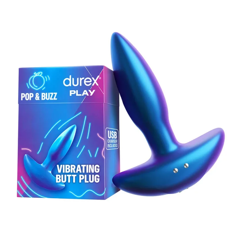 Durex Play Pop &amp; Buzz, dop anal vibrator — preț și oferte