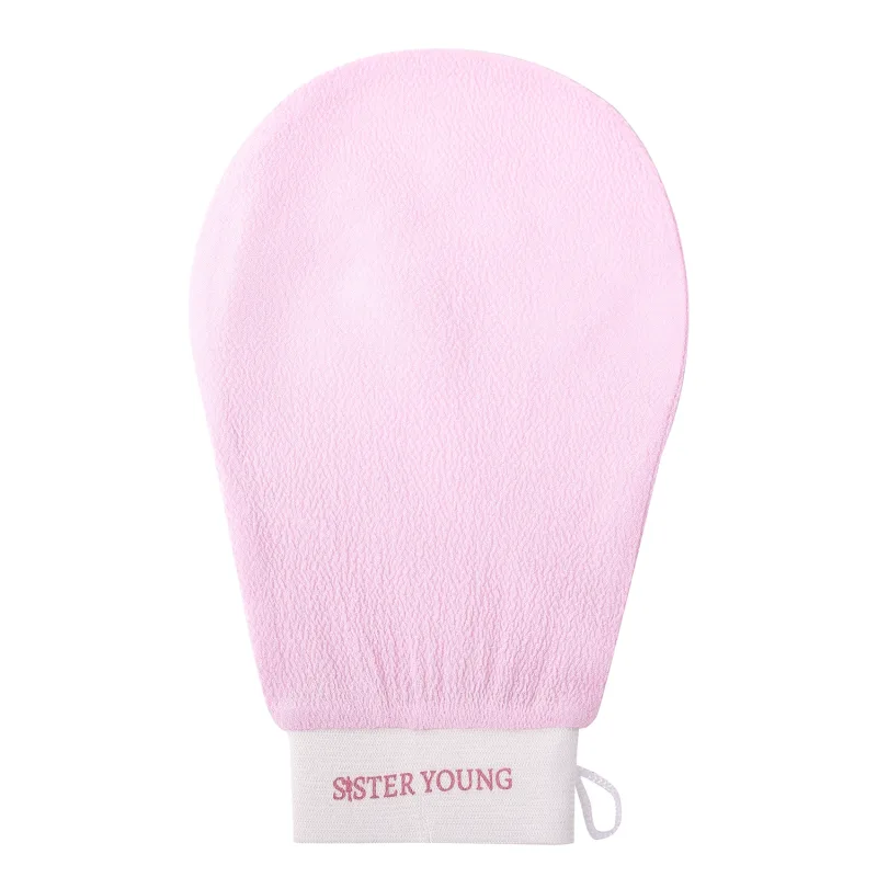 Sister Young, mănușă pentru exfoliere corporală, Nova Pink, 1 buc — preț și oferte