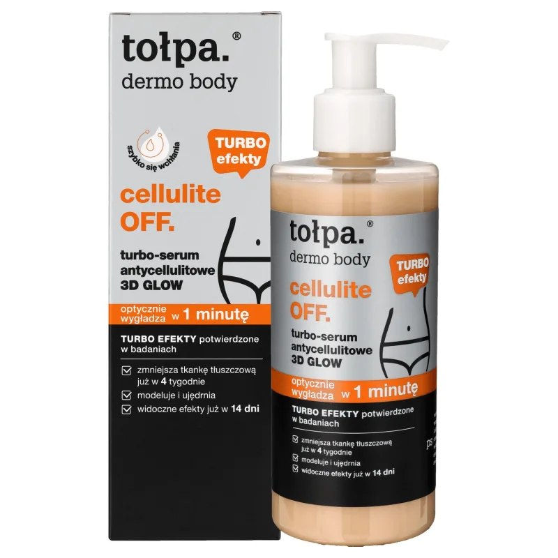 Tołpa Dermo Body Cellulite, turbo-serum anticelulitic 3D Glow, 250 ml — preț și oferte