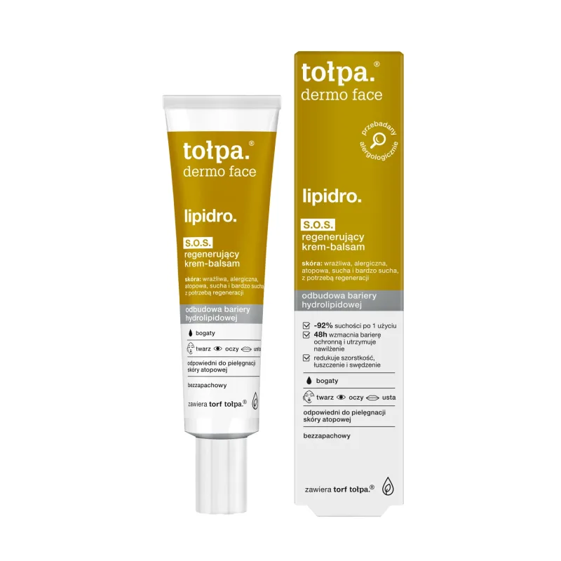 Tolpa Dermo Face Lipidro S.O.S, cremă-balsam regenerantă, 40 ml — preț și oferte