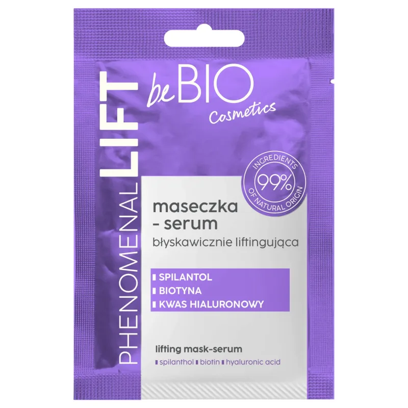 beBIO Phenomenal Lift, mască de lifting-serum, 10 ml — preț și oferte