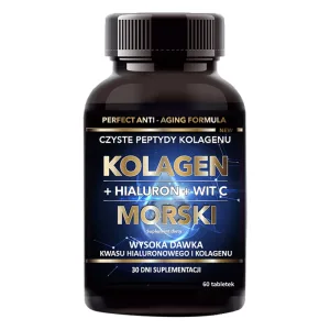 Colagen marin Intenson + hialuron + vitamina C, 60 comprimate