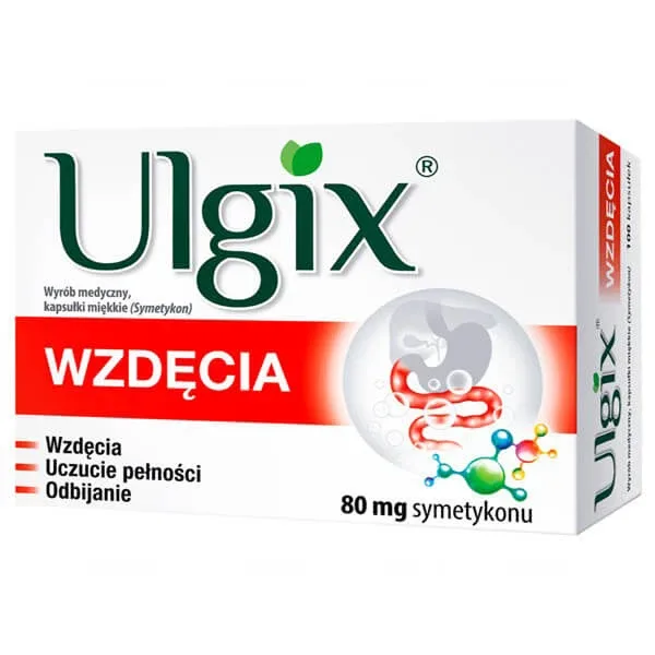 Ulgix Flatulență 80 mg, 100 capsule moi — preț și oferte