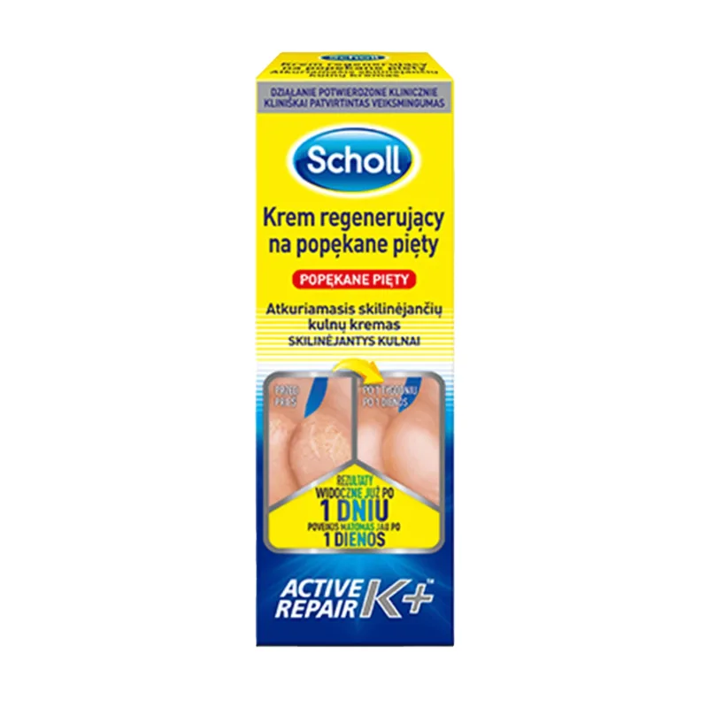 Scholl, cremă regenerantă pentru călcâie crăpate, 60 ml — preț și oferte