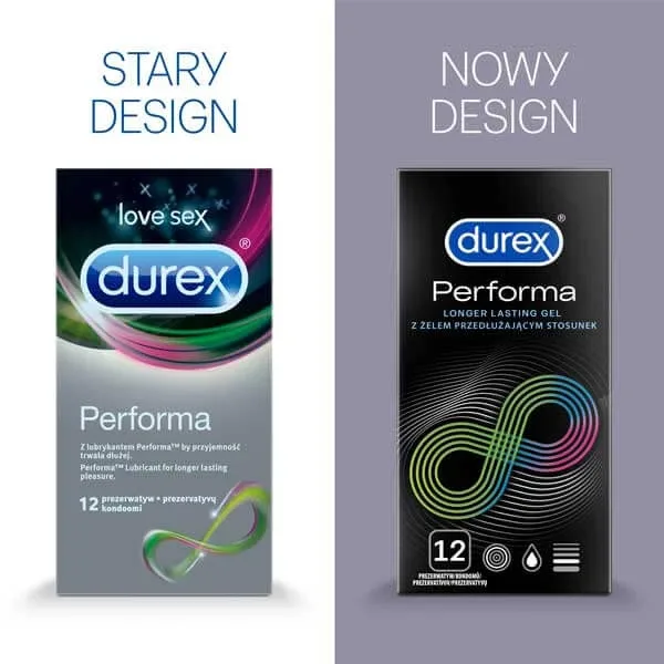 Durex Performa, prezervative cu lubrifiant pentru prelungirea actului sexual, 12 bucăți — preț și oferte