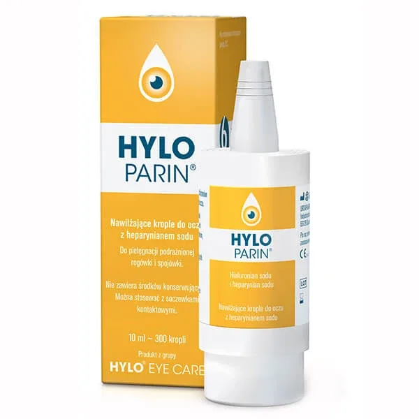 Hylo Parin, picături oculare hidratante cu heparat de sodiu, fără conservanți, 10 ml URSAPHARM ARZNEIMITTEL — preț și oferte