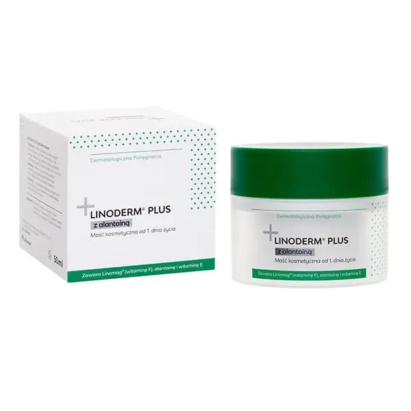Linoderm Plus, unguent cosmetic din prima zi de viață cu alantoină, 50 ml — preț și oferte