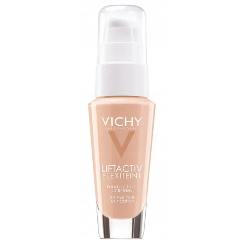 Vichy Liftactiv Flexiteint, fond de ten netezitor de riduri, SPF 20, nr. 45, auriu, 30 ml — preț și oferte
