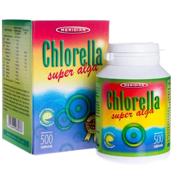 Chlorella, alge presate, 500 comprimate — preț și oferte
