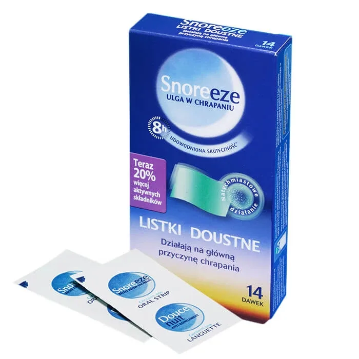 Snoreeze Reducerea sforăitului, benzi orale, 14 buc — preț și oferte