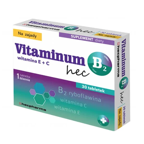 Vitaminum B2 Hec, 30 comprimate Starpharma — preț și oferte
