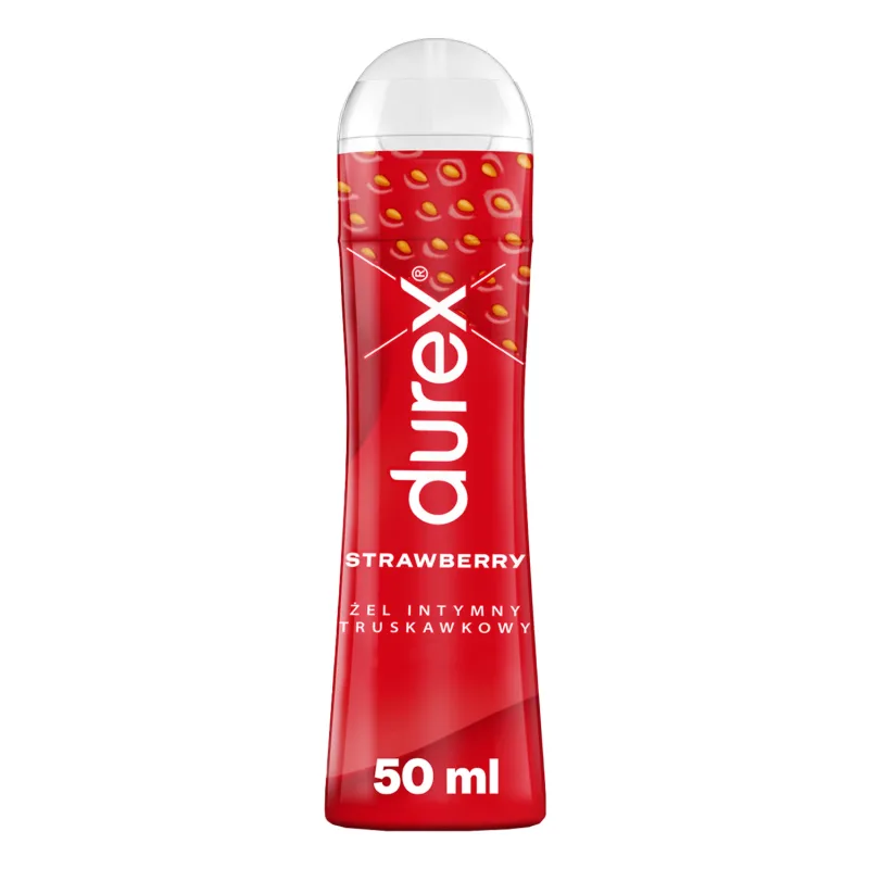 Durex Strawberry, gel intim, căpșuni, 50 ml — preț și oferte