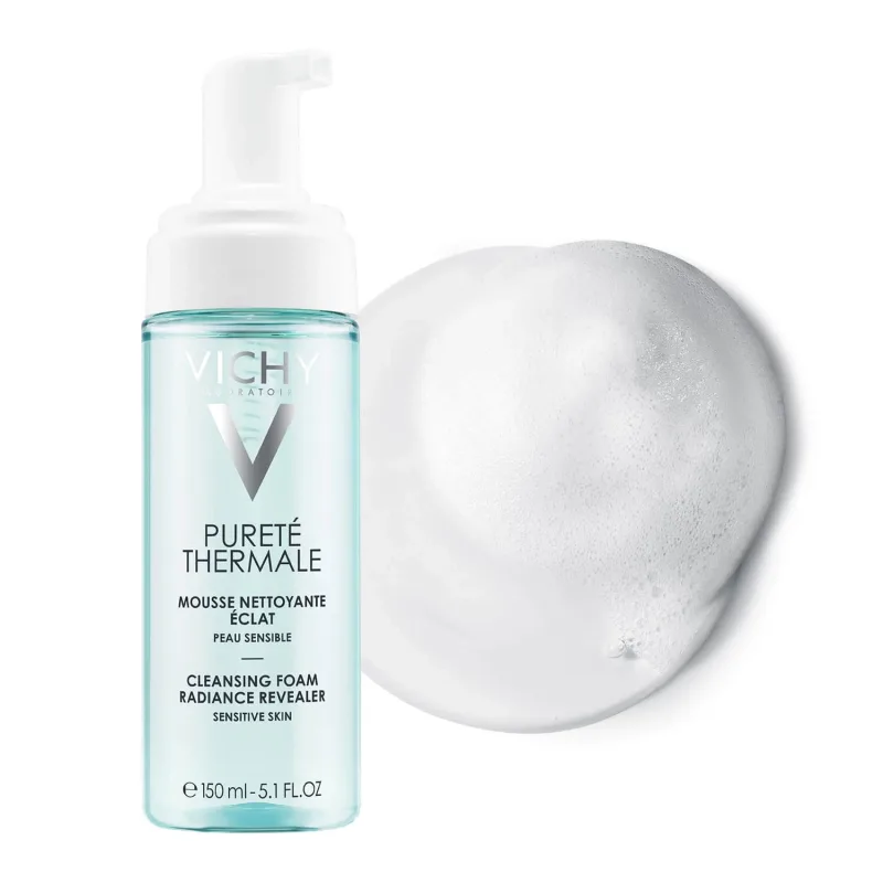 Vichy Purete Thermale, spumă de curățare pentru a reda strălucirea pielii, 150 ml — preț și oferte