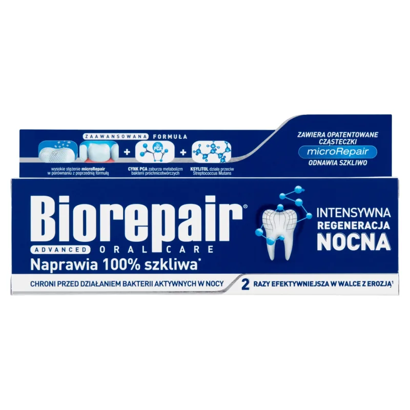 Biorepair Night, pastă de dinți, regenerare intensivă de noapte, 75 ml — preț și oferte