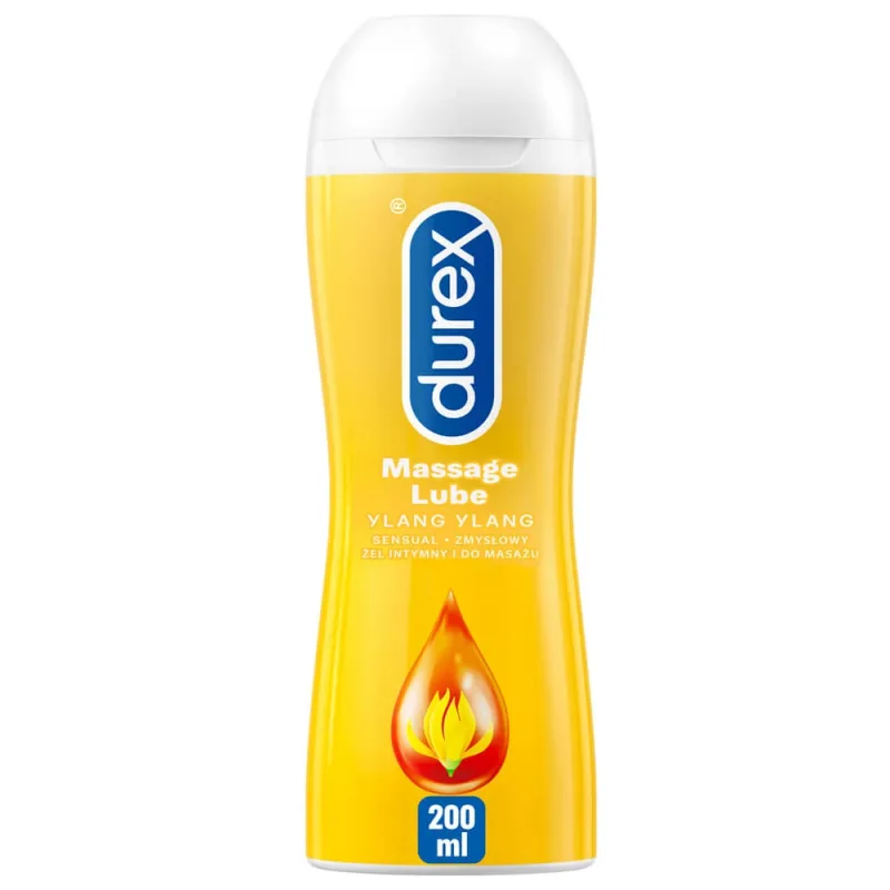 Durex, gel intim și de masaj senzual stimulant 2in1, ylang ylang, 200 ml — preț și oferte