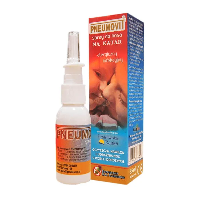 Pneumovit, spray nazal pentru rinită pentru copii și adulți, 35 ml — preț și oferte