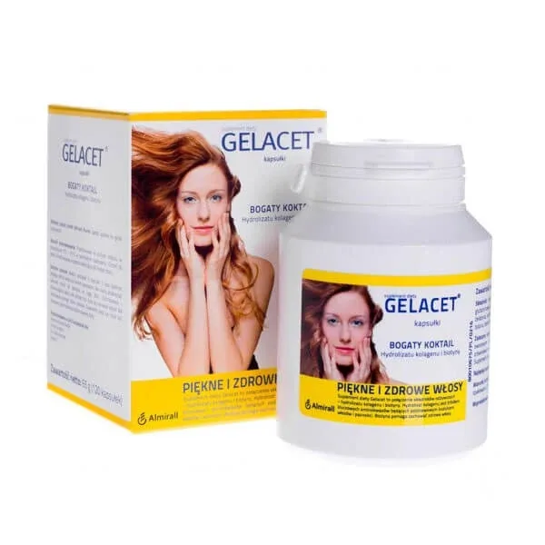 Gelacet cocktail bogat de hidrolizat de colagen și biotină, 120 capsule — preț și oferte