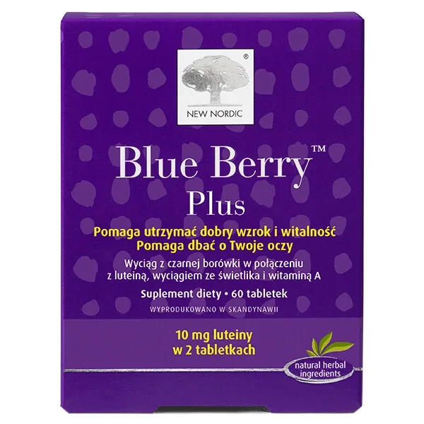 New Nordic Blue Berry Plus, 60 comprimate — preț și oferte