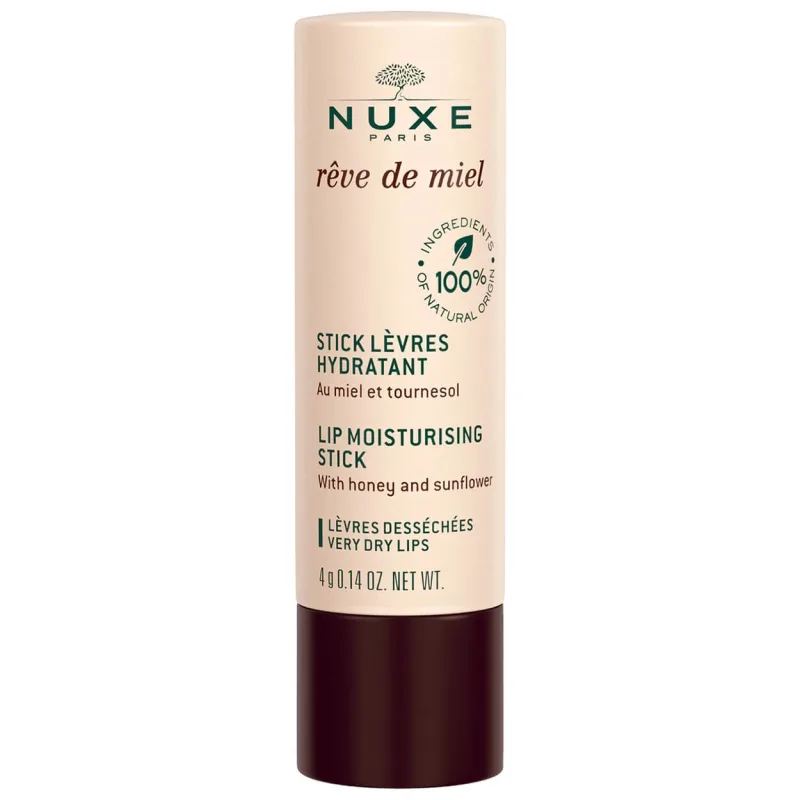 Nuxe Reve de Miel, ruj hidratant pentru buze uscate și crăpate, 4 g — preț și oferte