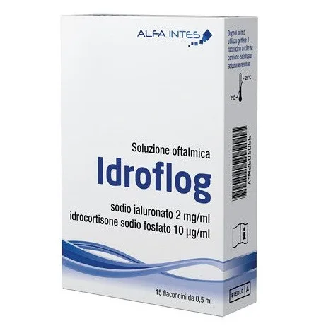 Solutie oftalmica Idroflog, 15 fiole, 0,5 ml, Alfa Intes — preț și oferte