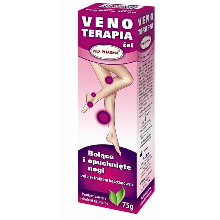 Veno Therapy pentru picioare dureroase și umflate, gel, 75 g — preț și oferte