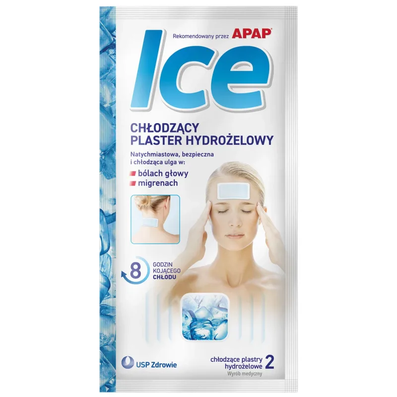 Apap Ice, plasture hidrogel răcoritor, 2 buc. USP — preț și oferte