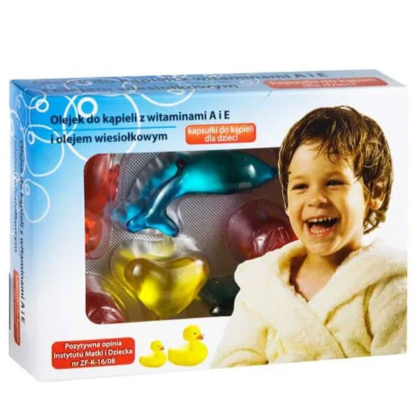 GAL, ulei de baie pentru copii cu vitaminele A, E și ulei de primrose de seară, peste 2 ani, 7 capsule — preț și oferte