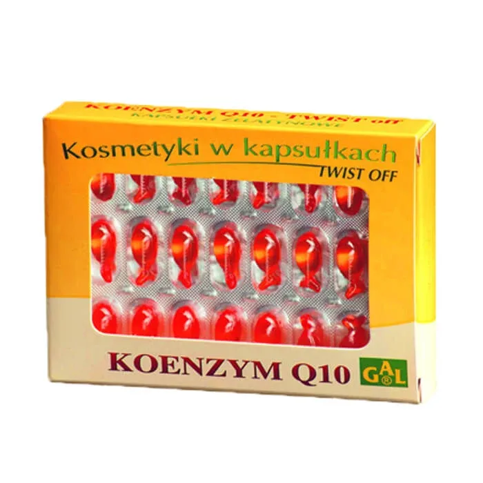 GAL, coenzima Q-10, capsulă cosmetică, 48 capsule twist-off — preț și oferte