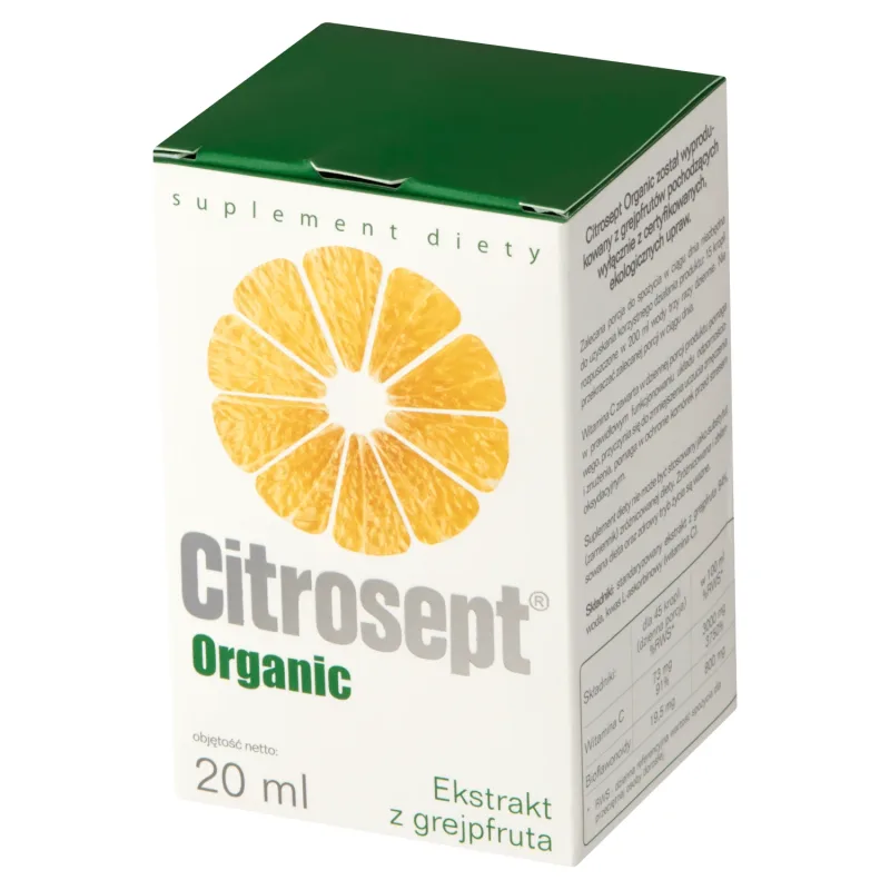 Citrosept Organic, picături, 20 ml — preț și oferte