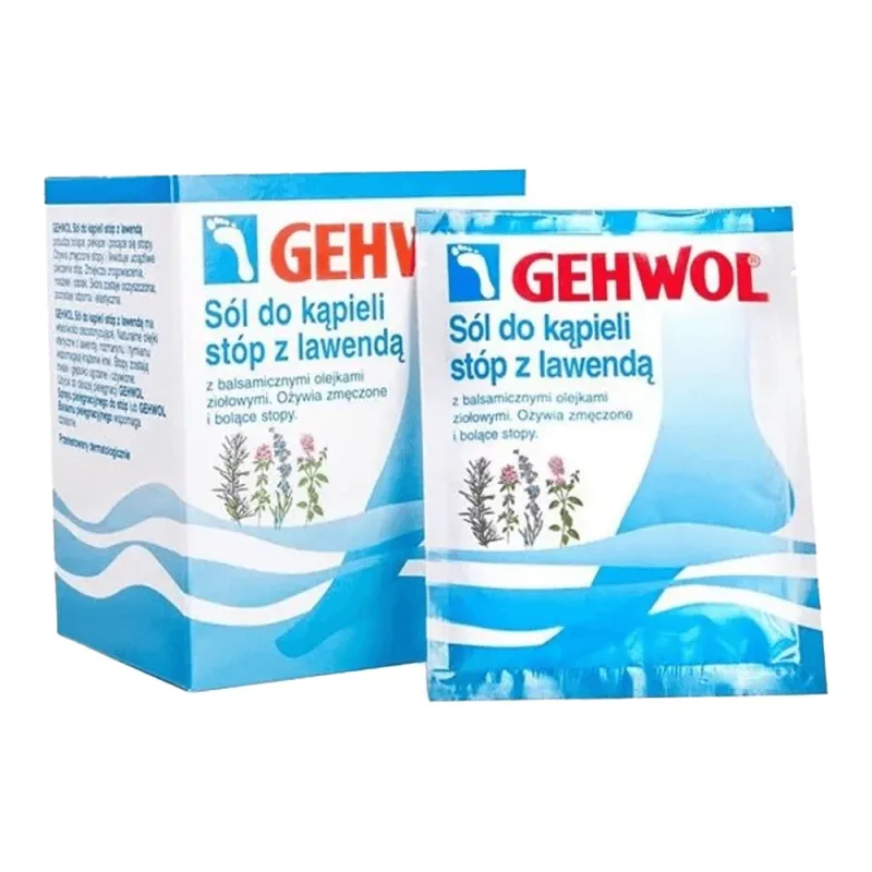 Gehwol, sare de baie pentru picioare cu lavandă, 20 g x 10 pliculețe — preț și oferte