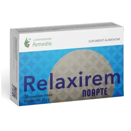 Relaxirem noapte, 30 capsule, Remedia Lab. Remedia — preț și oferte