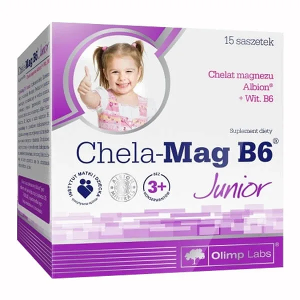 Olimp Chela-Mag B6 Junior, pentru copii peste 3 ani, 5 g x 15 pliculețe Olimp Labs — preț și oferte